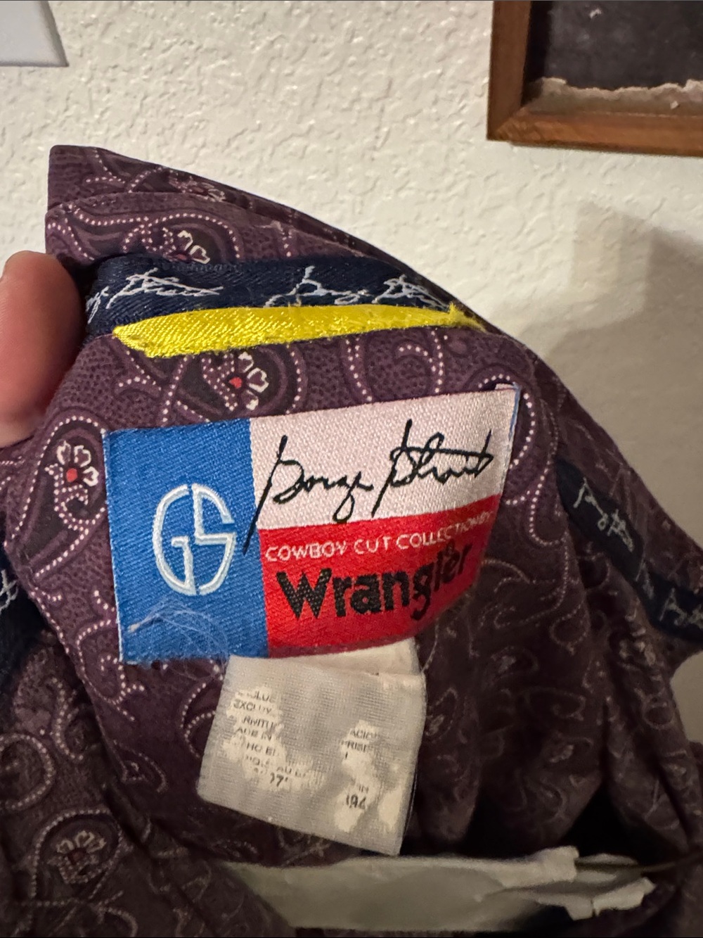 George strait  Plum Paisley Western Shirt
